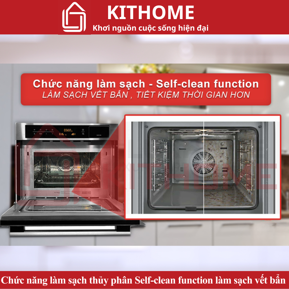 Chức năng làm sạch thủy phân Self-clean function làm sạch vết bẩn nhẹ