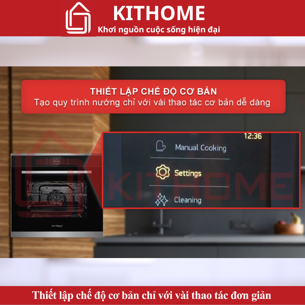 Thiết lập chế độ cơ bản chỉ với vài thao tác đơn giản