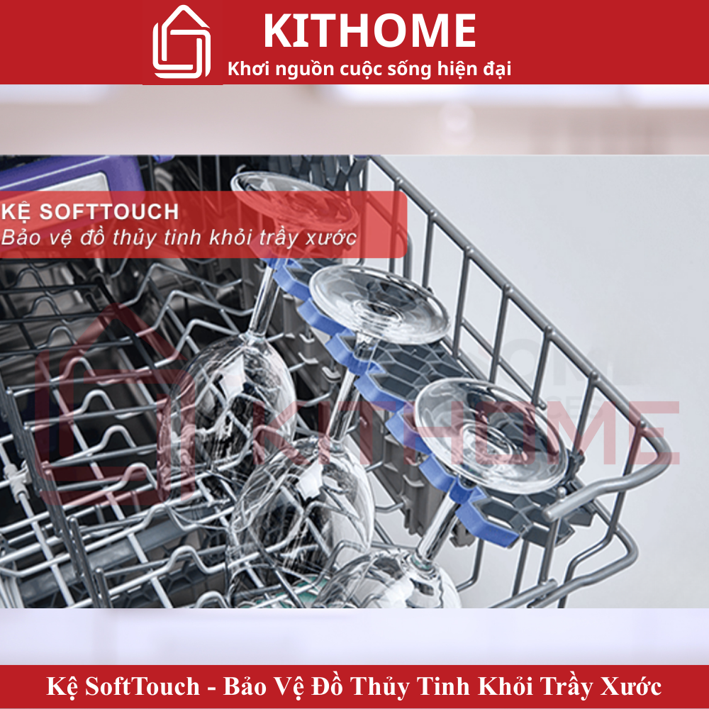 Kệ SoftTouch - Bảo Vệ Đồ Thủy Tinh Khỏi Trầy Xước