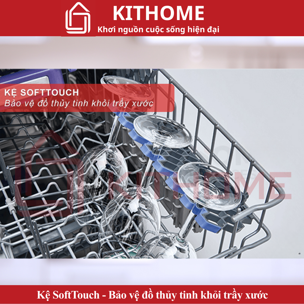 Kệ SoftTouch - Bảo vệ đồ thủy tinh khỏi trầy xước