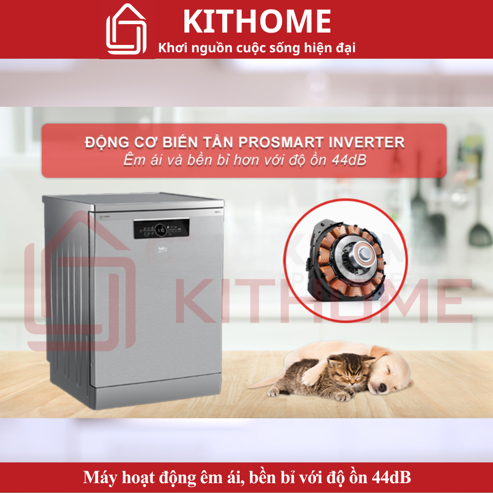 Êm ái, bền bỉ với độ ồn 44dB