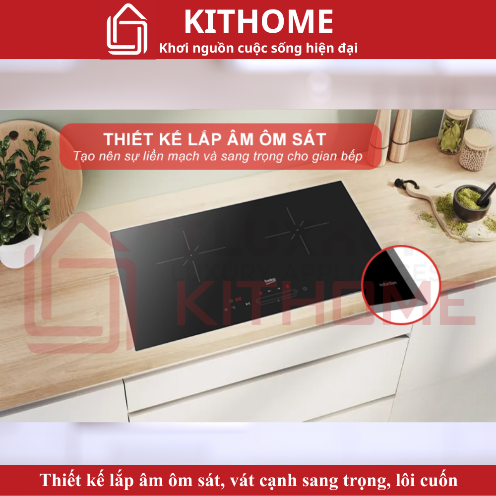 Đặc điểm nổi bật của BẾP TỪ ÂM BEKO HII 72508 TBO 2 VÙNG NẤU 4600W HII72508TBO