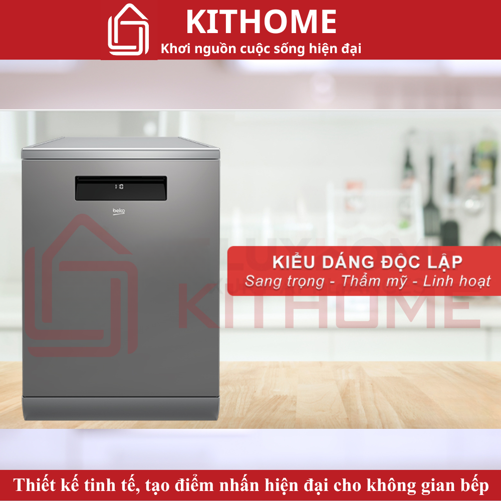 Thiết kế tinh tế, tạo điểm nhấn hiện đại cho không gian bếp