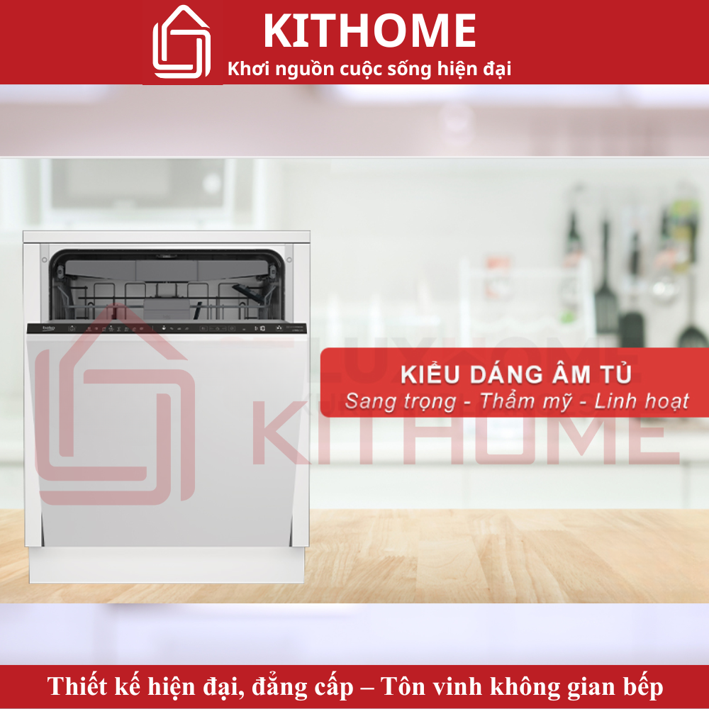 Thiết kế hiện đại, đẳng cấp – Tôn vinh không gian bếp