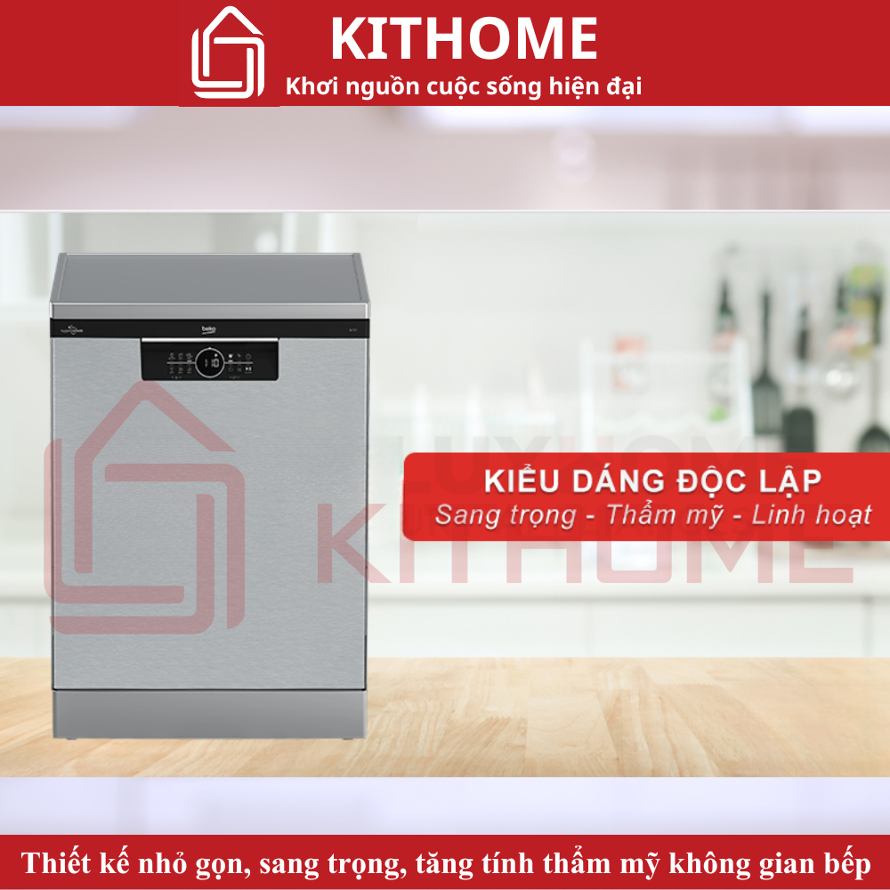 Thiết kế nhỏ gọn, sang trọng, tăng tính thẩm mỹ không gian bếp