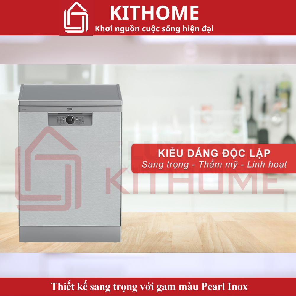 Thiết kế sang trọng với gam màu Pearl Inox