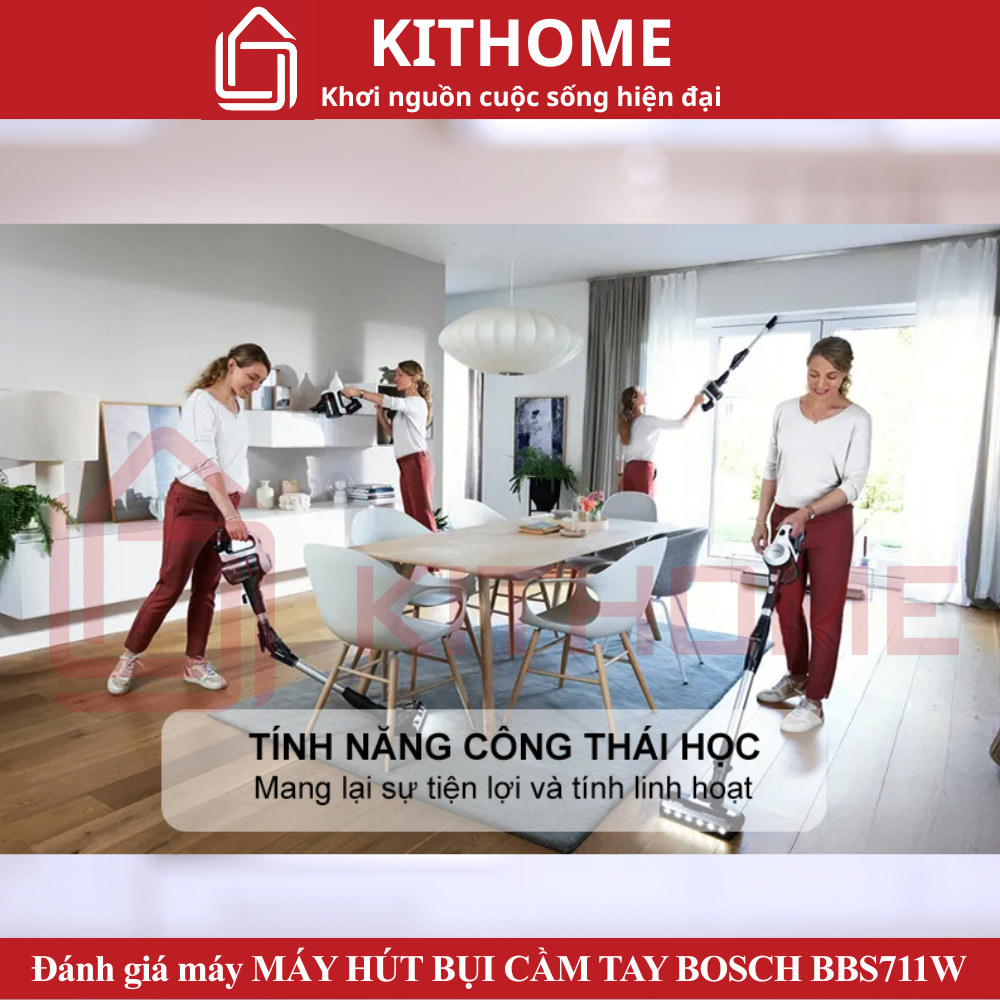 Tính năng Công Thái Học mang lại sự tiện lợi và tính linh hoạt