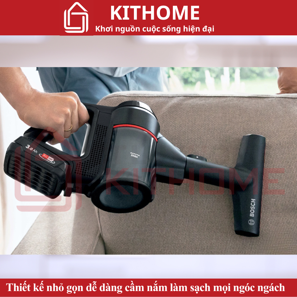 Thiết kế nhỏ gọn dễ dàng cầm nắm làm sạch mọi ngóc ngách