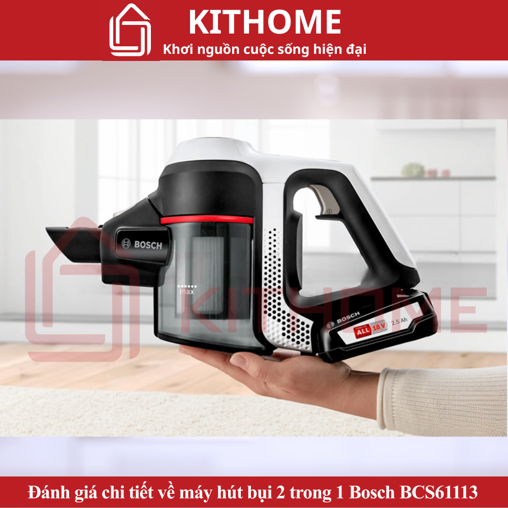 Thiết kế nhỏ gọn dễ dàng cầm nắm làm sạch mọi ngóc ngách