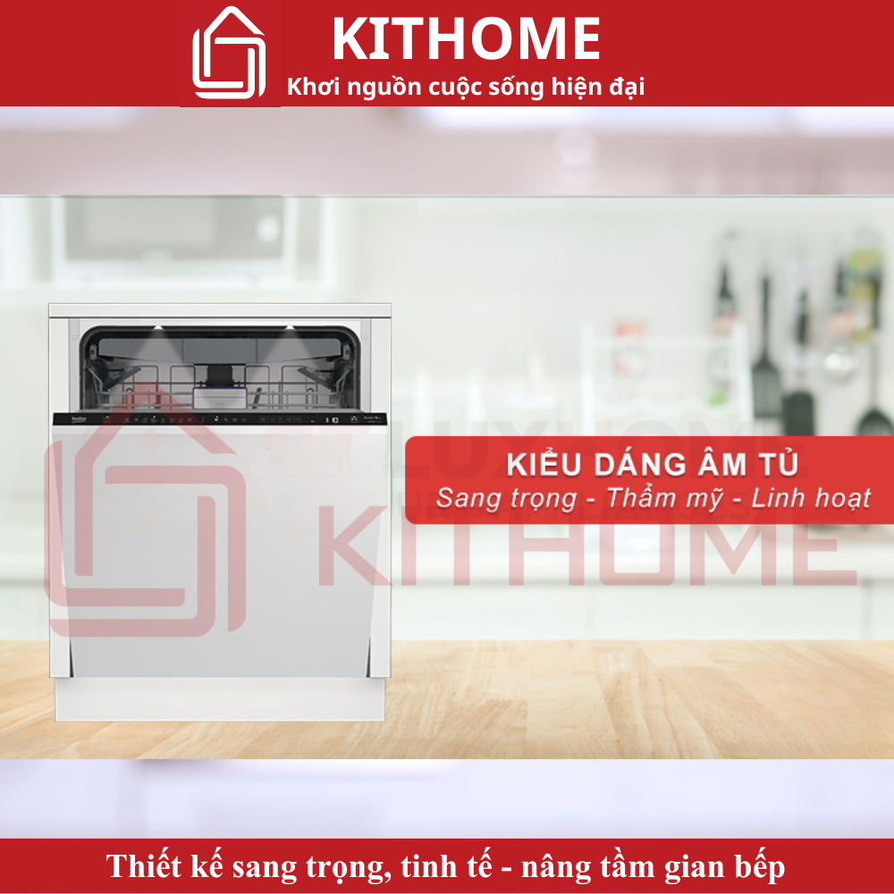 Thiết kế sang trọng, tinh tế – Nâng tầm gian bếp