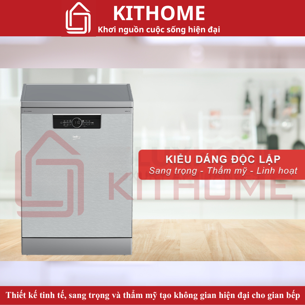 Đặc điểm nổi bật của MÁY RỬA CHÉN ĐỘC LẬP BEKO BDFN36650XC 16 BỘ