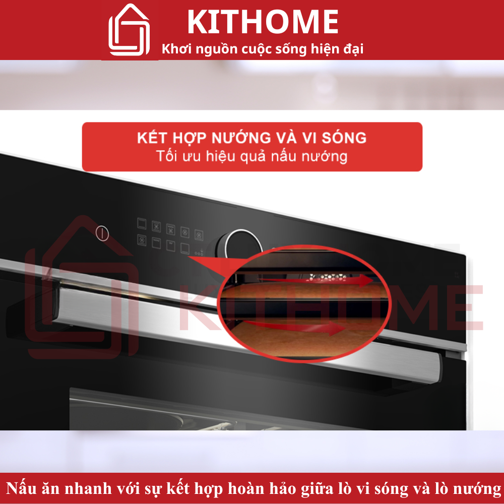 Nấu ăn nhanh hơn với sự kết hợp hoàn hảo giữa lò vi sóng và lò nướng