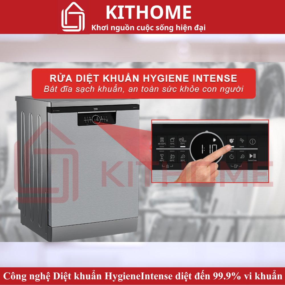 Công nghệ Diệt khuẩn HygieneIntense diệt đến 99.9% vi khuẩn