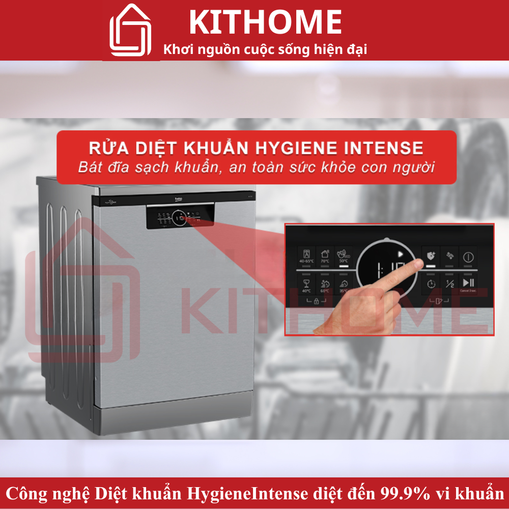 Công nghệ Diệt khuẩn HygieneIntense diệt đến 99.9% vi khuẩn