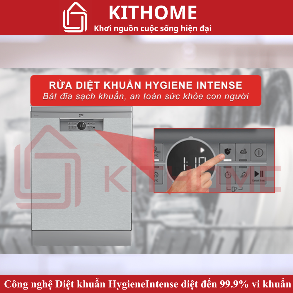 Công nghệ Diệt khuẩn HygieneIntense diệt đến 99.9% vi khuẩn