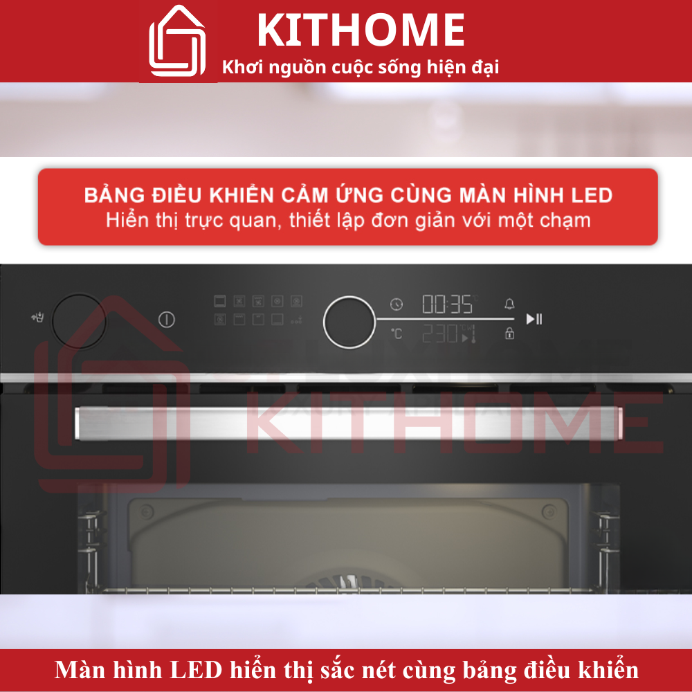 Màn hình LED sắc nét kết hợp bảng điều khiển cảm ứng Touch Control – nâng tầm trải nghiệm sử dụng