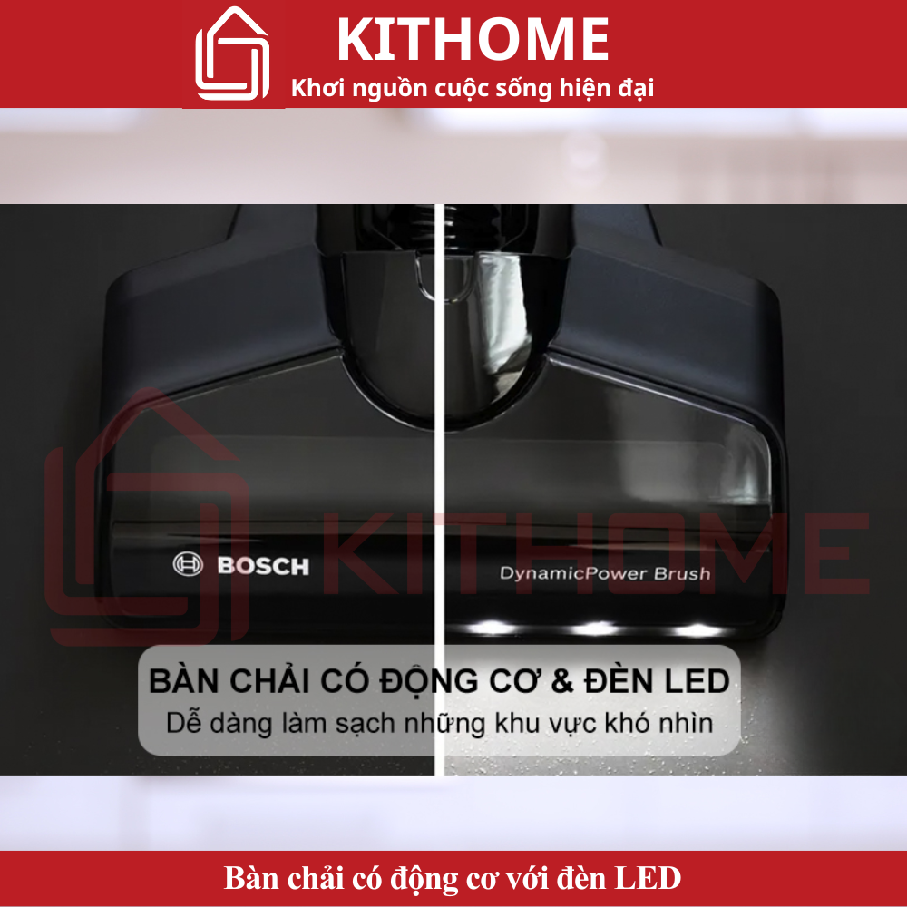 Bàn chải có động cơ với đèn LED