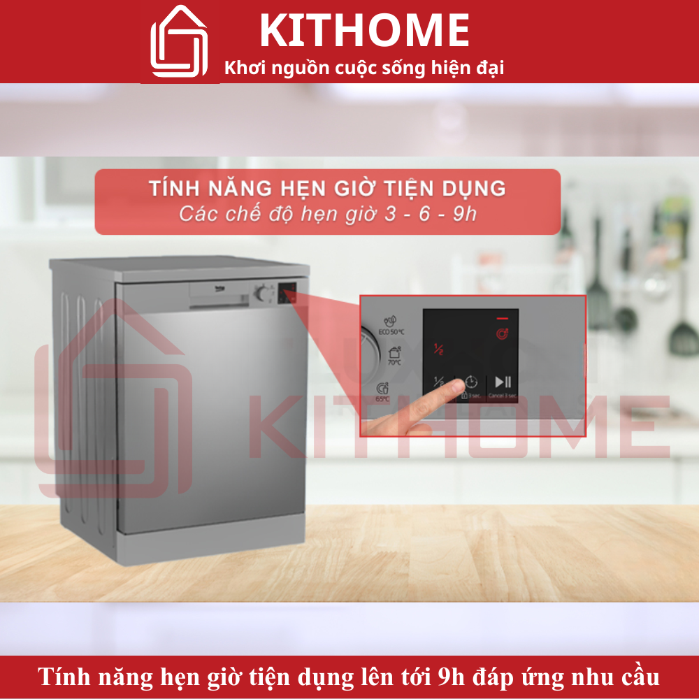Tính năng hẹn giờ tiện dụng đáp ứng nhu cầu của người sử dụng