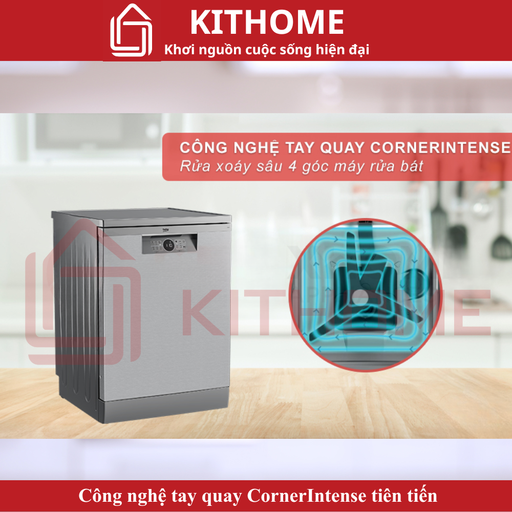 Công nghệ rửa xoáy sâu 4 góc máy