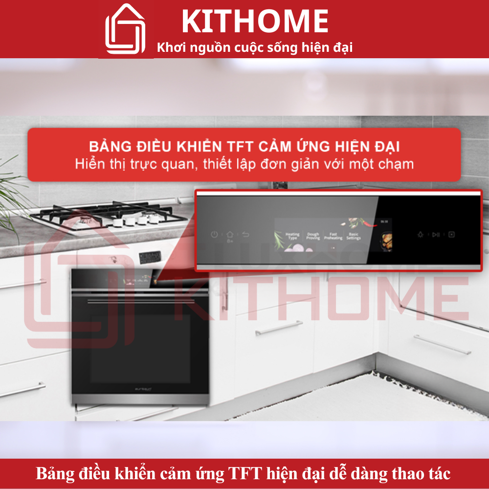 Bảng điều khiển cảm ứng TFT hiện đại dễ dàng thao tác chỉ với một lần chạm