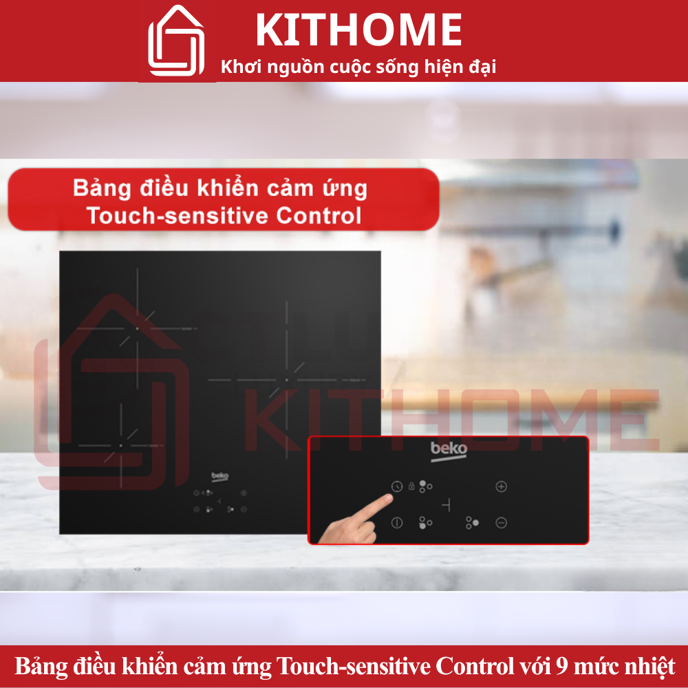 Nấu nướng dễ dàng với điều khiển cảm ứng