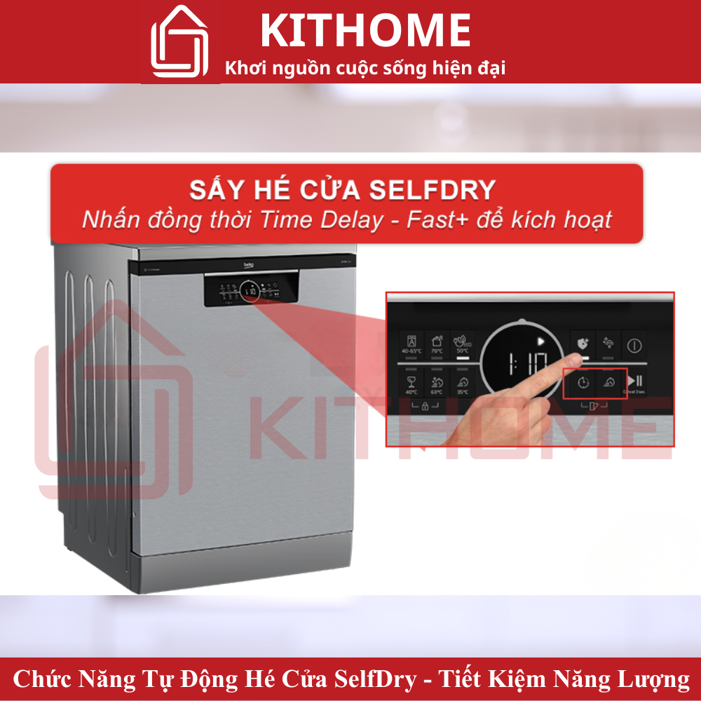 Chức Năng Tự Động Hé Cửa SelfDry - Tiết Kiệm Năng Lượng