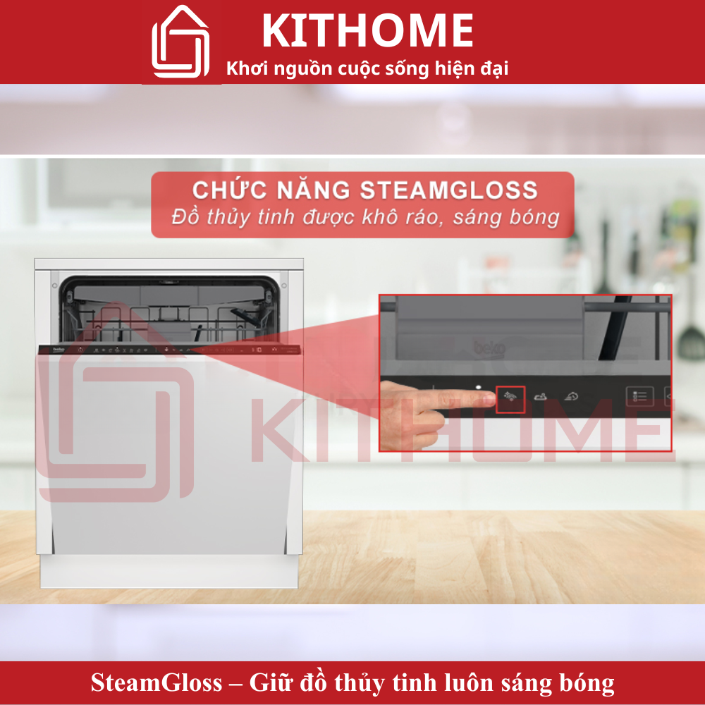 SteamGloss – Giữ đồ thủy tinh luôn sáng bóng