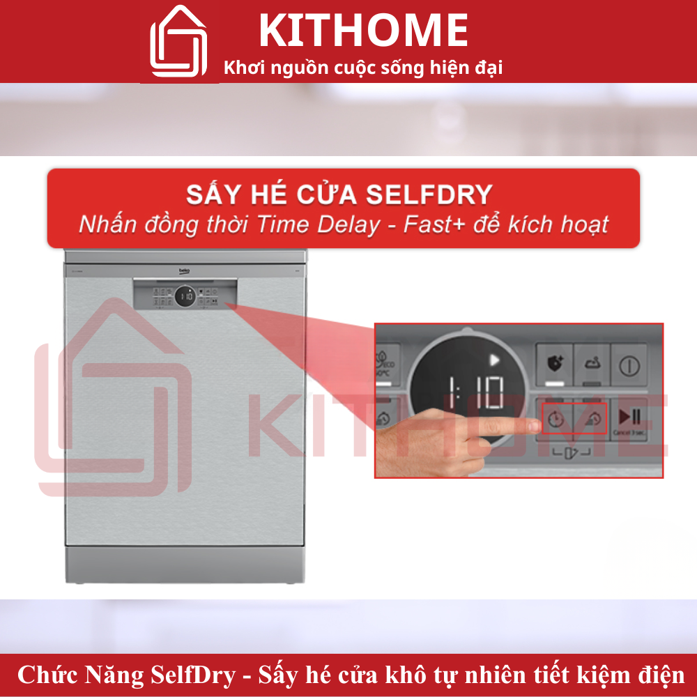 Chức Năng SelfDry - Sấy hé cửa khô tự nhiên tiết kiệm điện