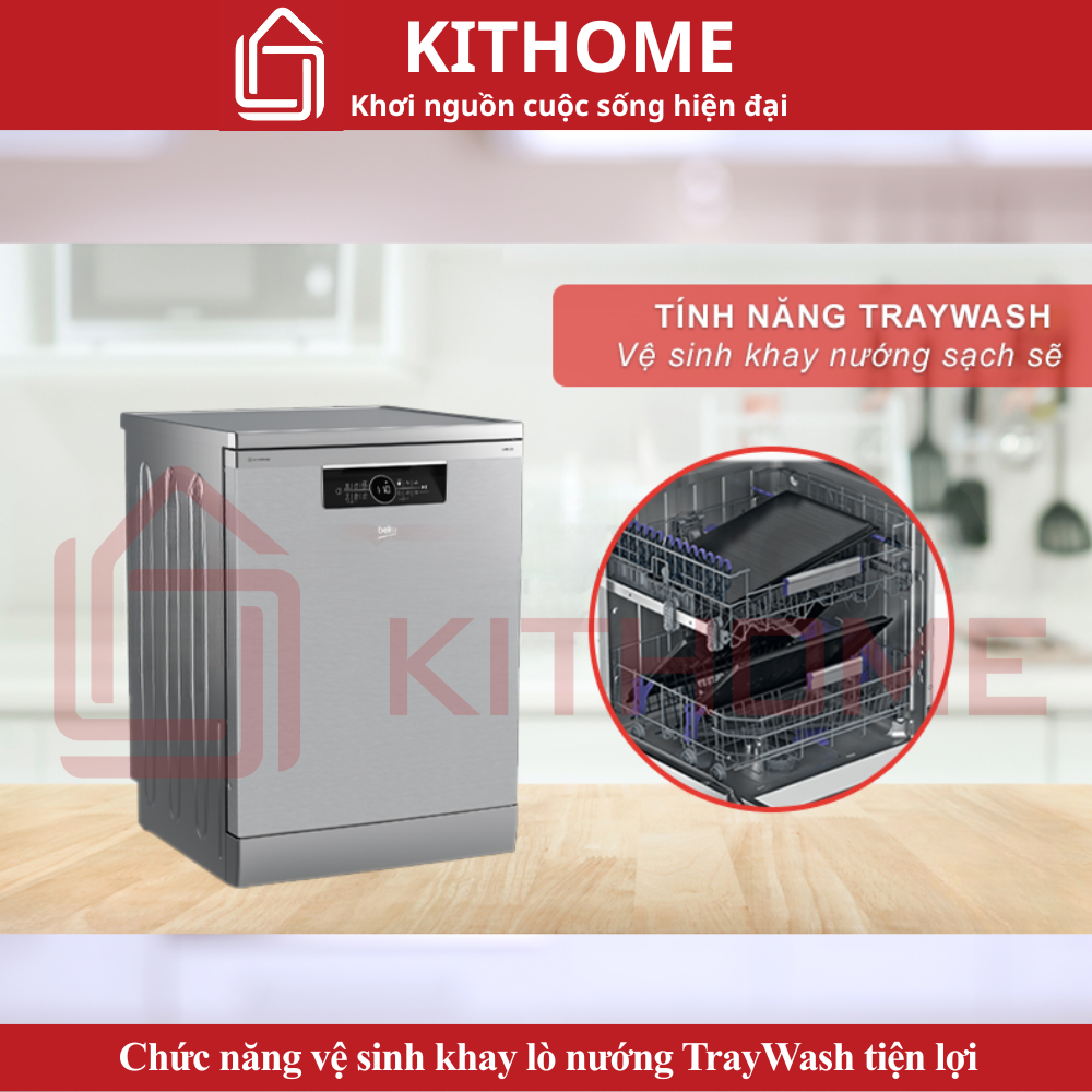 Chức năng vệ sinh khay lò nướng TrayWash tiện lợi
