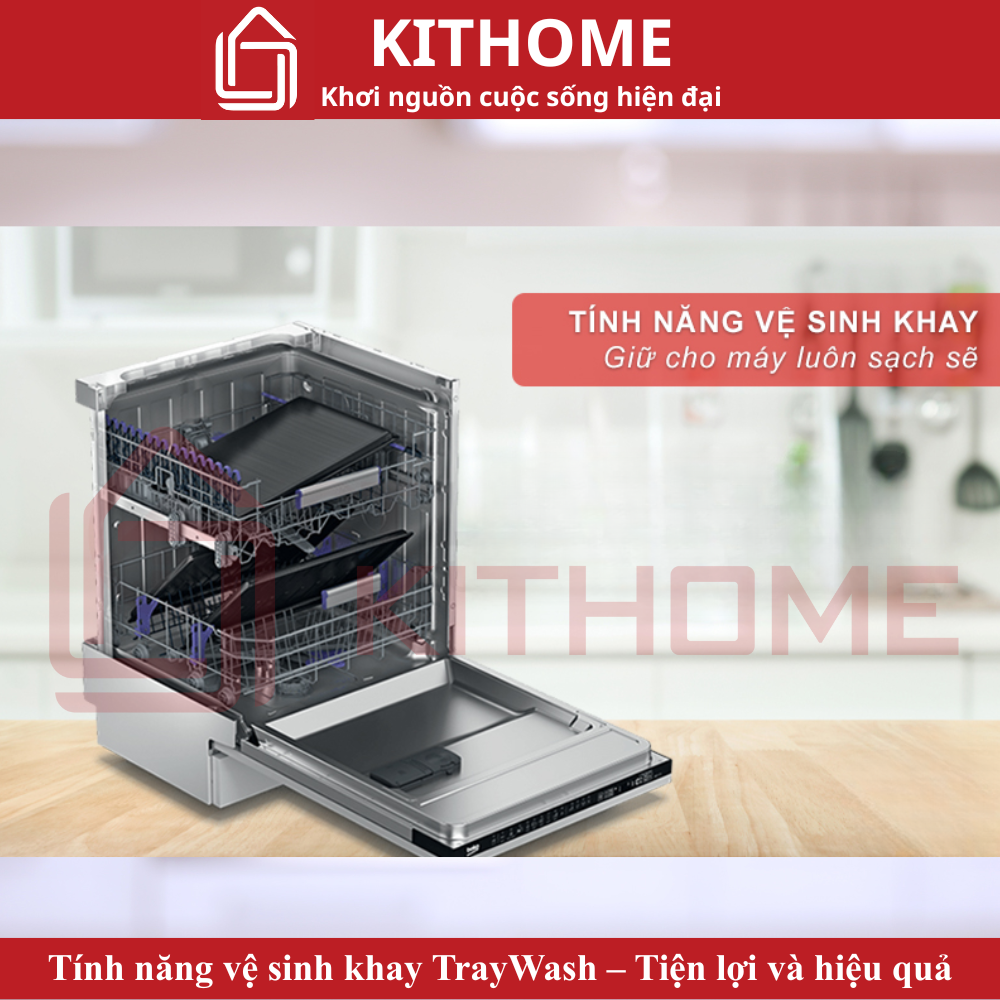 Tính năng vệ sinh khay TrayWash – Tiện lợi và hiệu quả