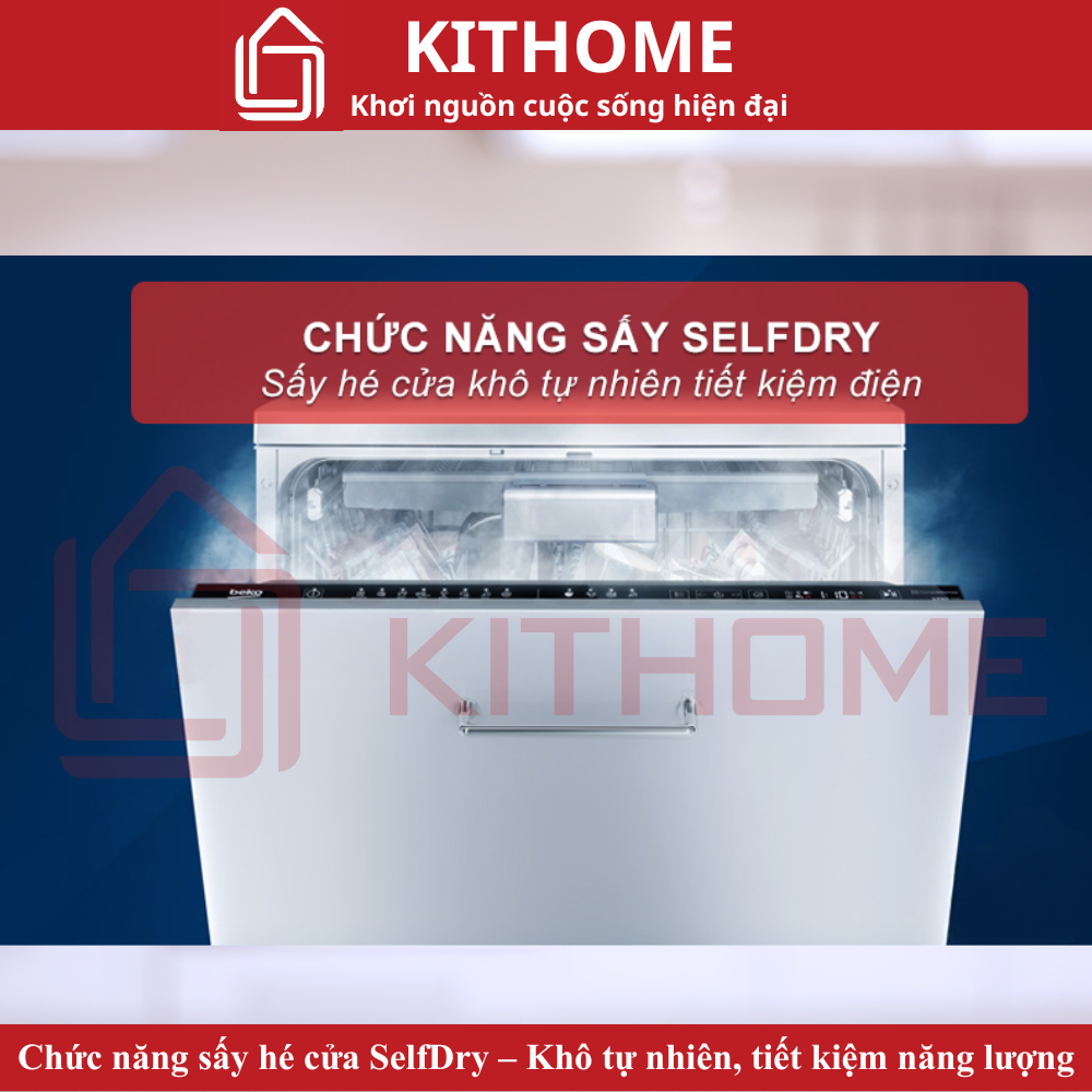 Chức năng sấy hé cửa SelfDry – Khô tự nhiên, tiết kiệm năng lượng