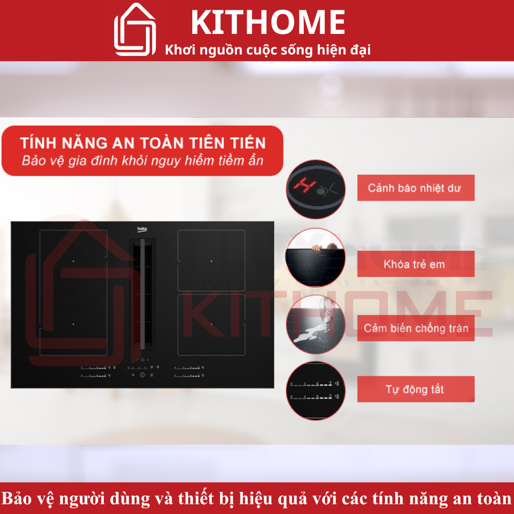 Hệ thống an toàn bảo vệ người dùng và thiết bị