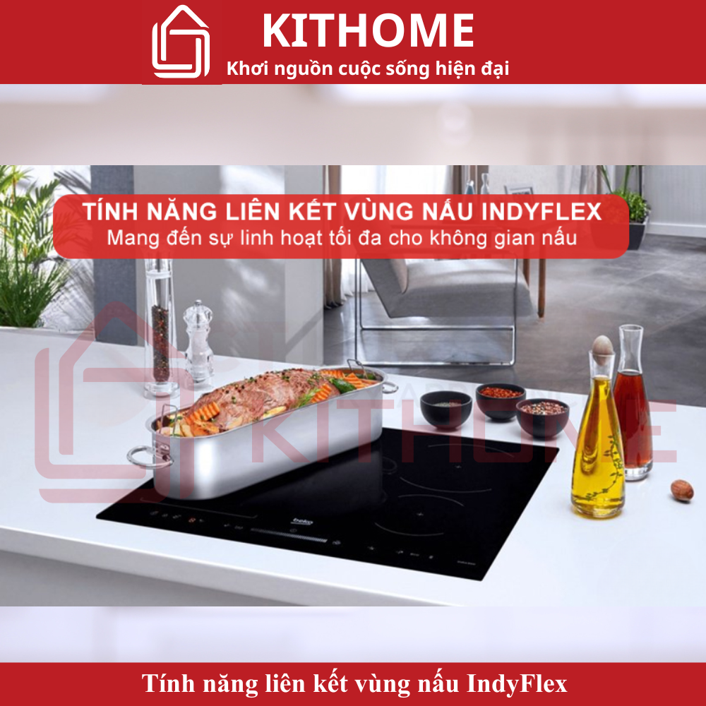 Tính năng liên kết vùng nấu IndyFlex