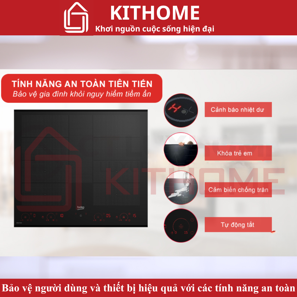 Hệ thống an toàn bảo vệ người dùng và thiết bị