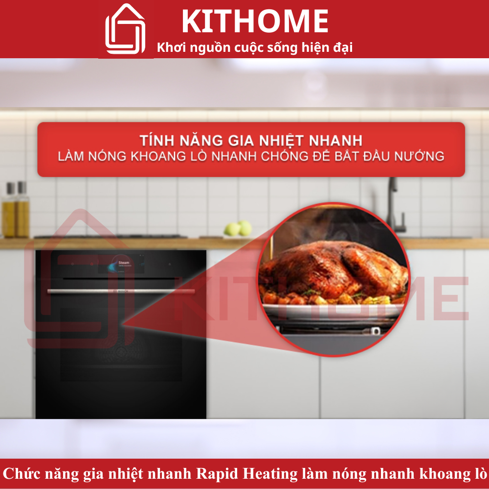 Gia nhiệt nhanh Rapid Heating – Tiết kiệm thời gian nấu Gia nhiệt nhanh Rapid Heating – Tiết kiệm thời gian nấu