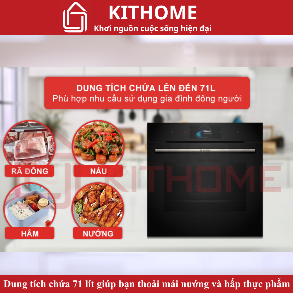 Dung tích lớn 71 lít – Giải pháp nấu nướng lý tưởng cho gia đình đông người Dung tích lớn 71 lít – Giải pháp nấu nướng lý tưởng cho gia đình đông người