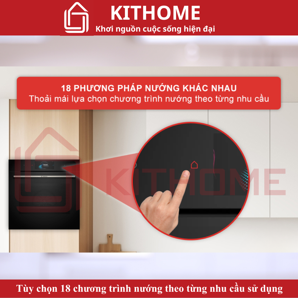 Đa dạng phương pháp nướng, đáp ứng mọi nhu cầu nấu ăn Đa dạng phương pháp nướng, đáp ứng mọi nhu cầu nấu ăn