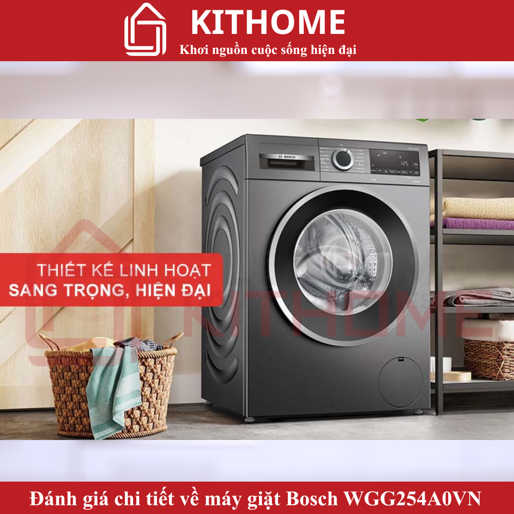 Thiết kế hiện đại, hiệu quả giặt vượt trội