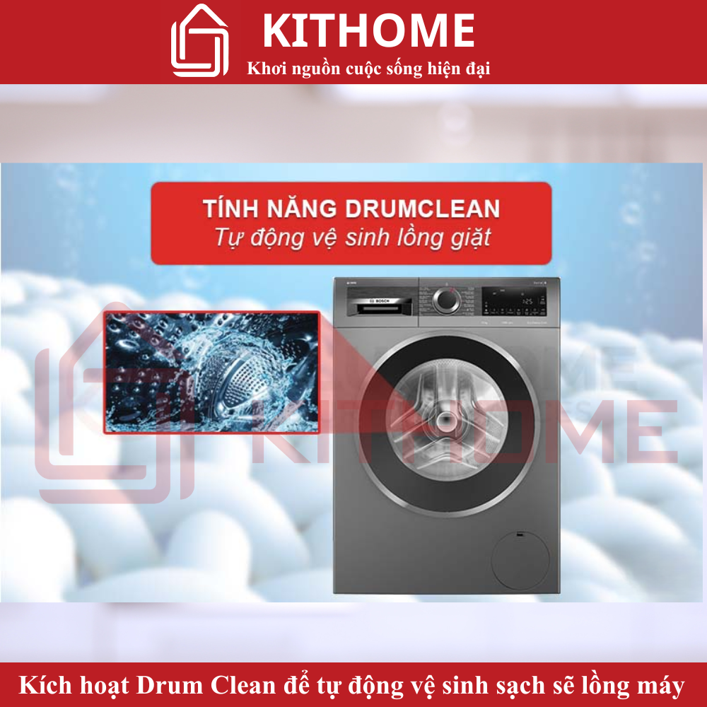 DrumClean – tự động vệ sinh lồng giặt