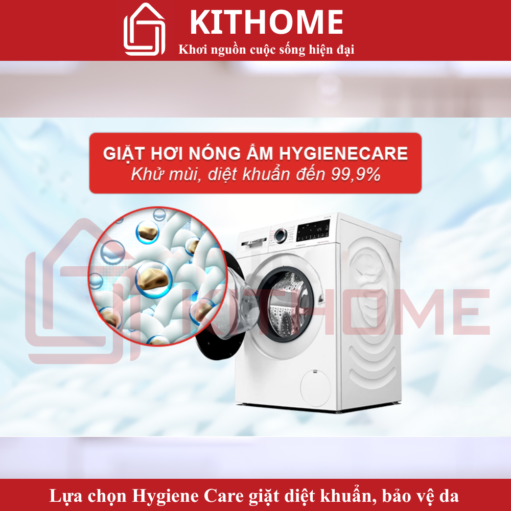 Lựa chọn Hygiene Care giặt diệt khuẩn, bảo vệ da nhạy cảm