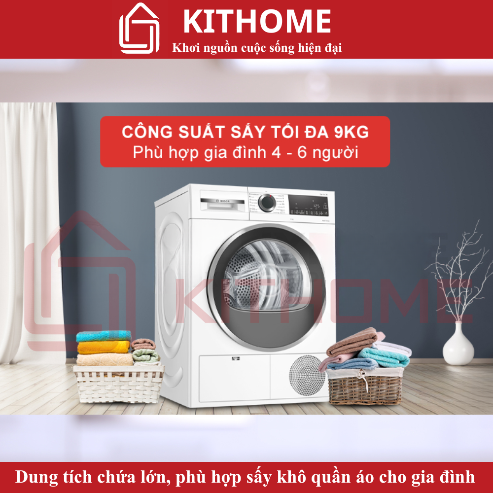 Dung tích lớn, sấy khô hiệu quả
