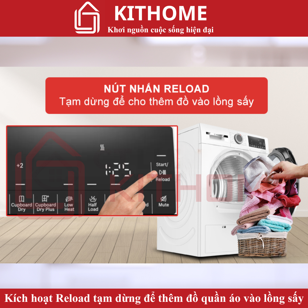 Tính năng Pause / Reload tiện lợi