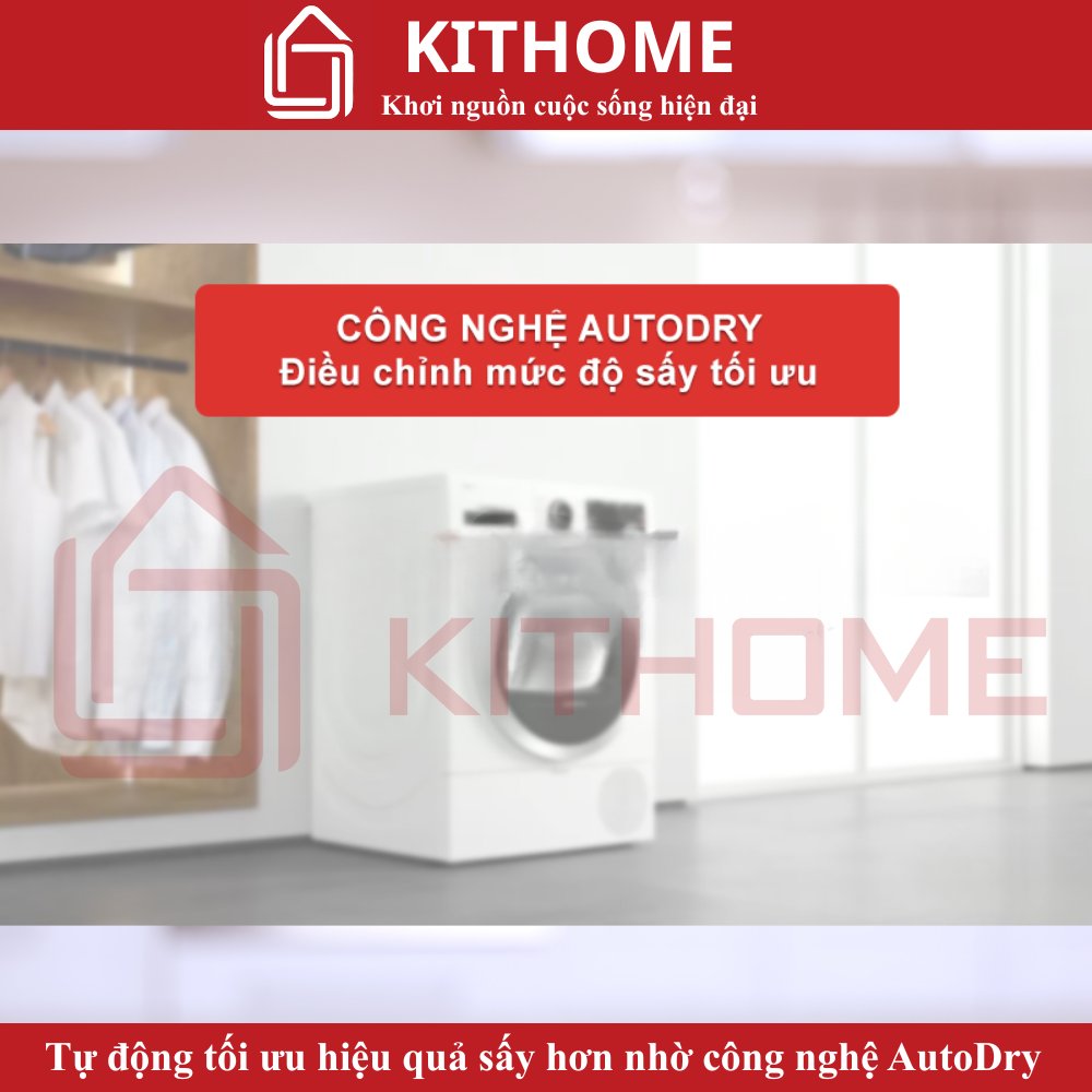Công nghệ AutoDry tối ưu hiệu quả sấy