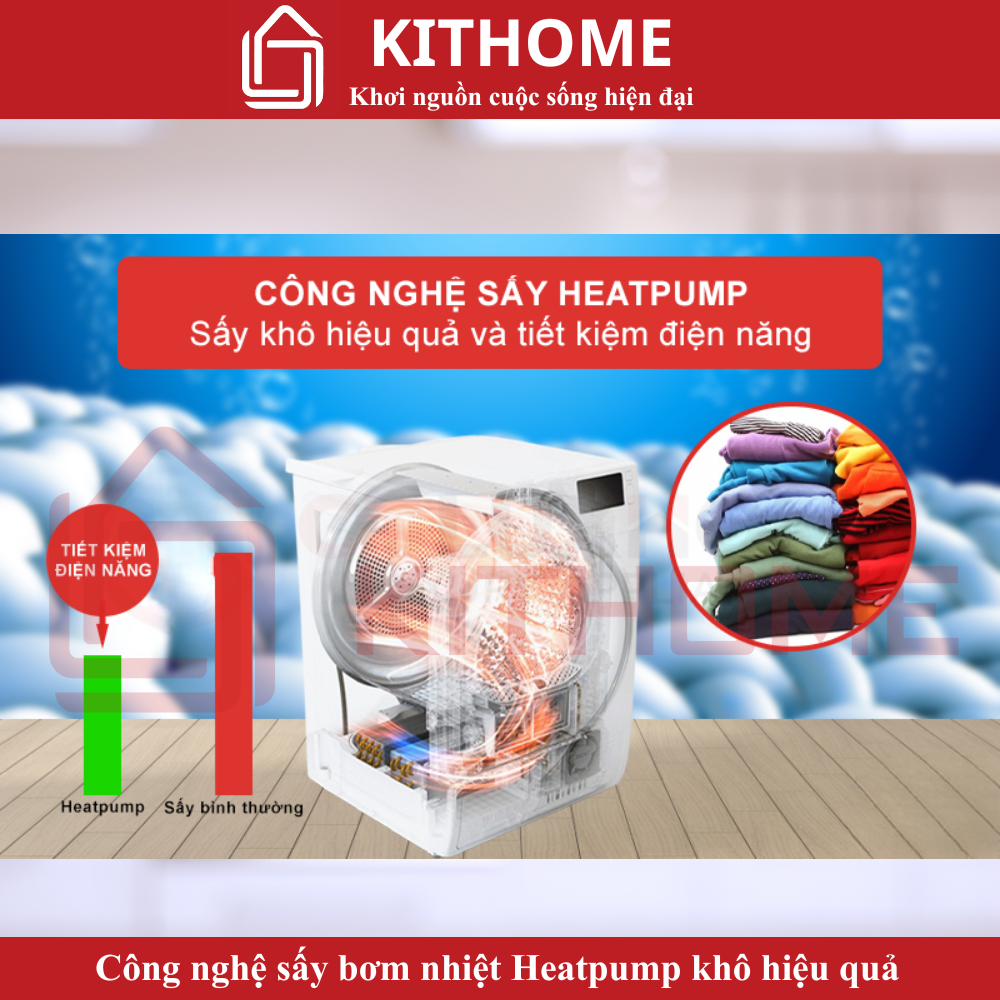 Công nghệ sấy Heat Pump tiết kiệm điện năng
