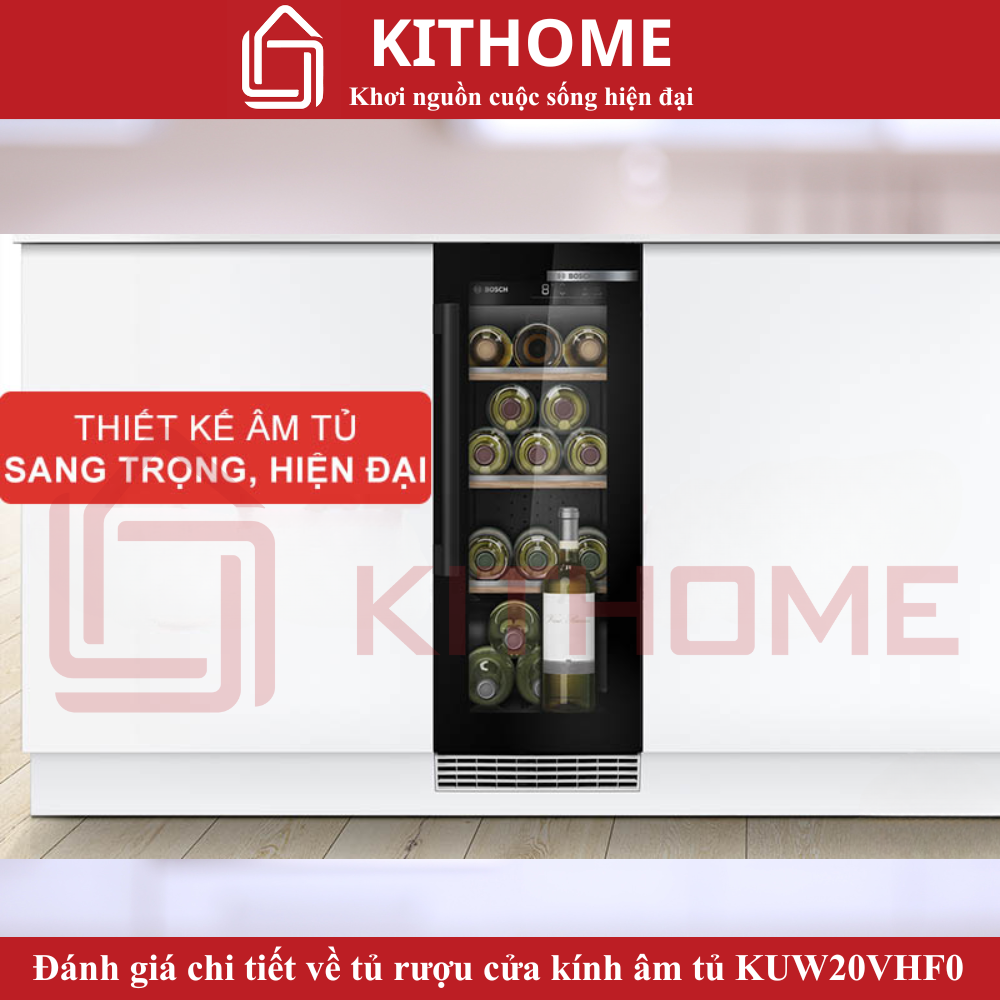 Thiết kế âm tủ mang lại vẻ đẹp sang trọng và đồng nhất cho không gian sống