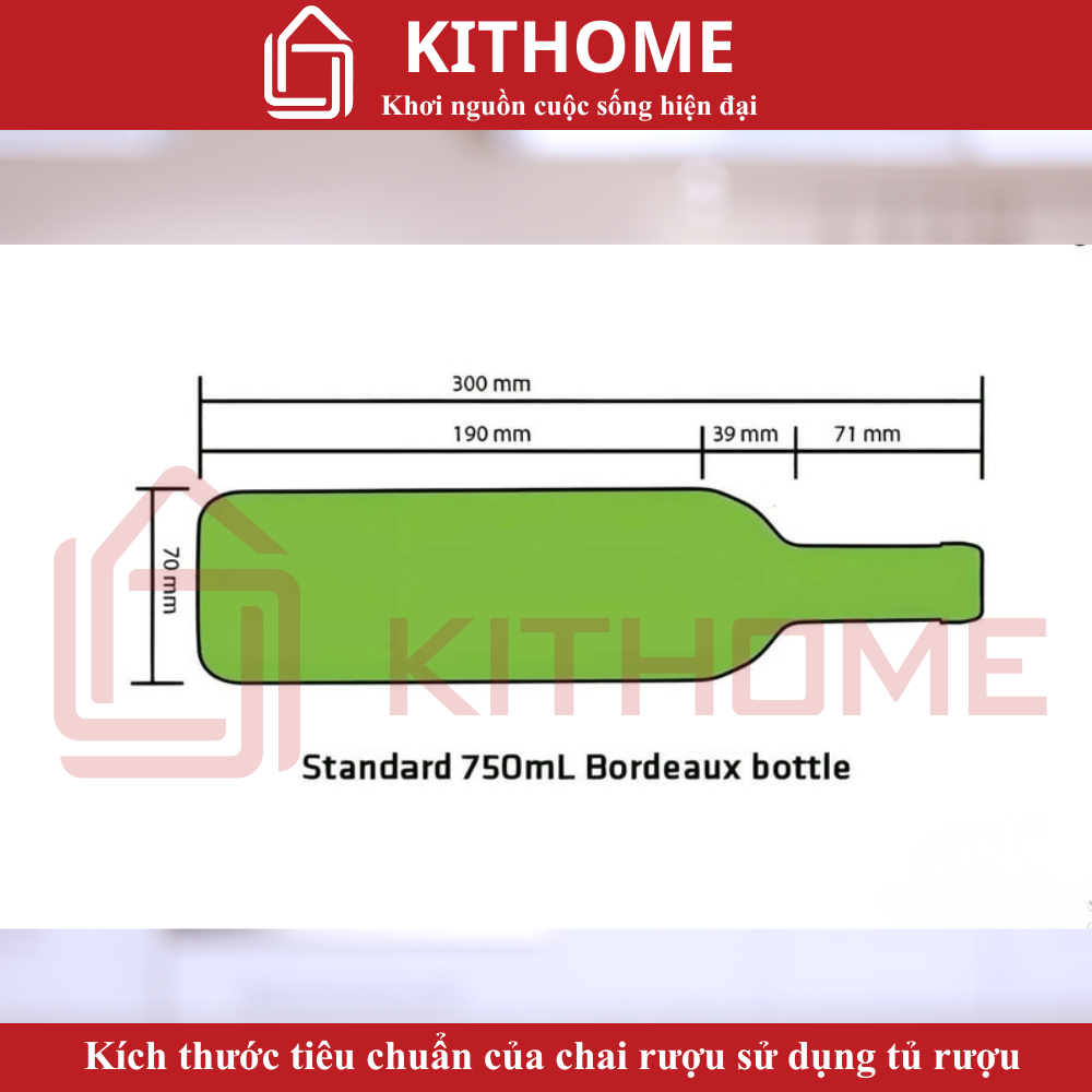 Dung tích lớn 120 lít, lưu trữ đến 44 chai rượu tiêu chuẩn