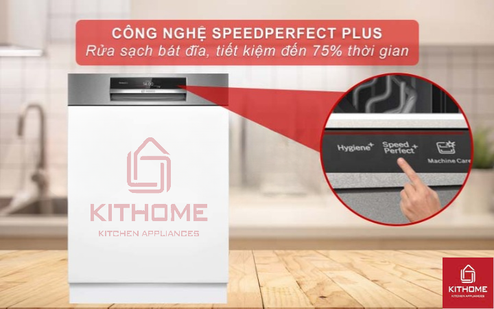 Tăng tốc độ rửa, tiết kiệm thời gian hơn nhờ tính năng SpeedPerfect Plus