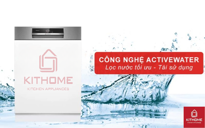 Công nghệ ActiveWater tự cân chỉnh nước, tiết kiệm tối ưu
