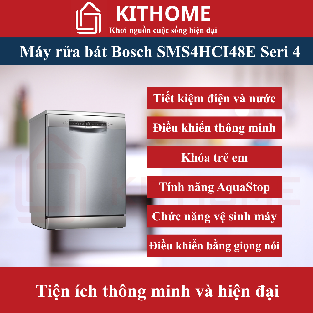 MÁY RỬA BÁT BOSCH ĐỘC LẬP SMS4ECI14E SERIE 4 SẤY HÉ CỬA 15 MÁY RỬA BÁT BOSCH ĐỘC LẬP SMS4ECI14E SERIE 4 SẤY HÉ CỬA - Ảnh 15