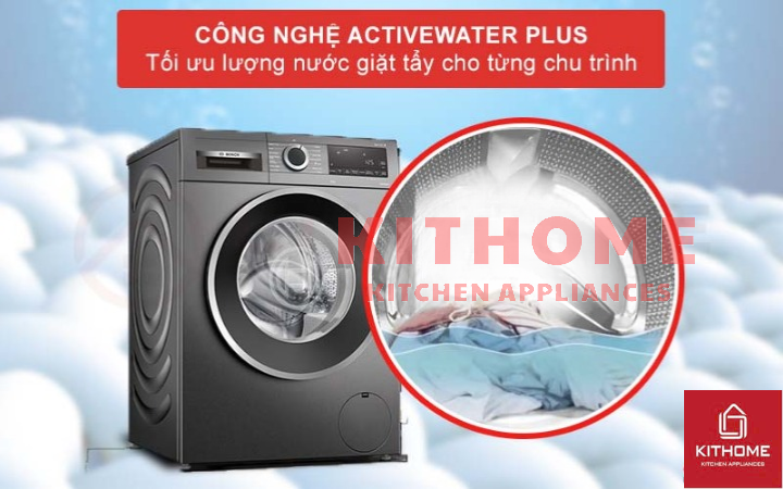 Công nghệ ActiveWater Plus – Tối ưu lượng nước sử dụng cho từng chu trình